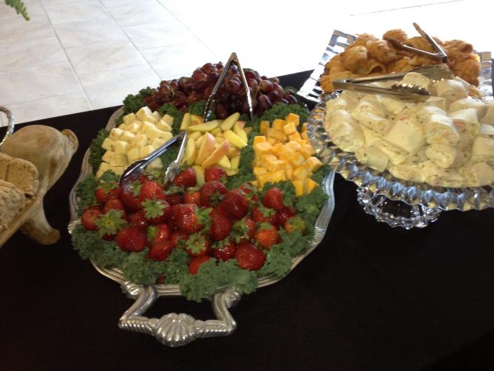 These beautiful fruit trays & dips are just the ticket for your next corporate event.